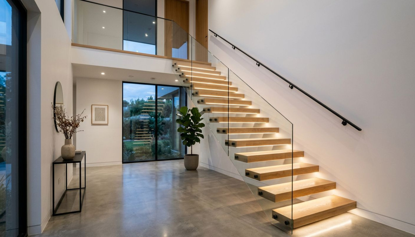 Comment l'intégration d'un éclairage innovant transforme-t-elle votre escalier ?