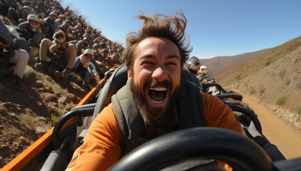 Les montagnes russes de Sarah Fraisou et Ahmed