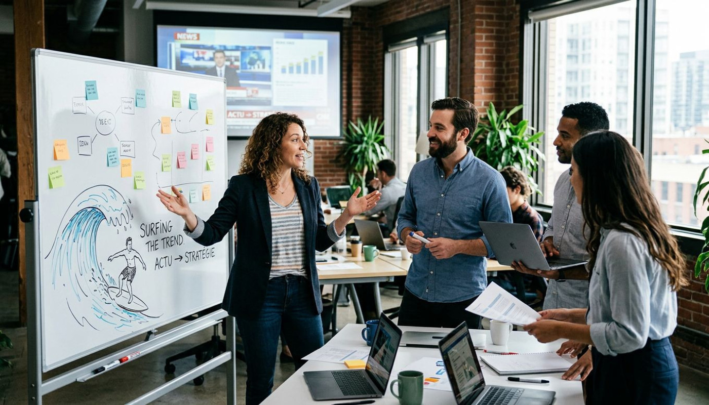 Quand l’actualité bouscule la stratégie business : apprendre à surfer sur la tendance